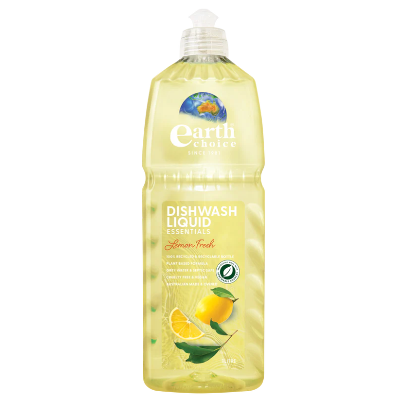 Earth Choice – Natural Dishwashing Liquid – Lemon Fresh 1L