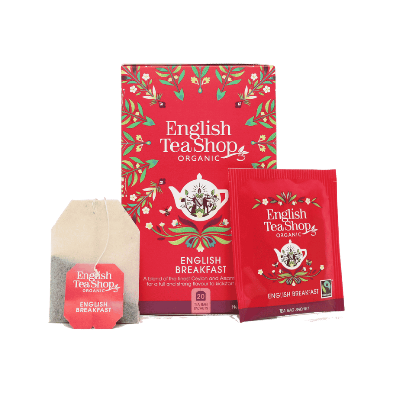 Organic Tea – English Breakfast 20 Bags (English Tea Shop)