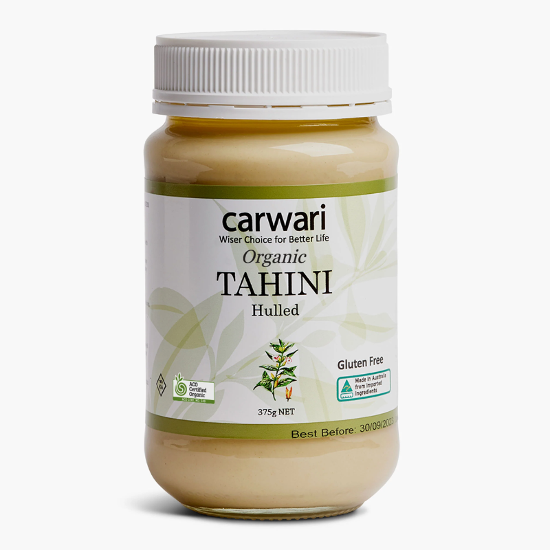 Organic Tahini – Hulled 375g (Carwari)