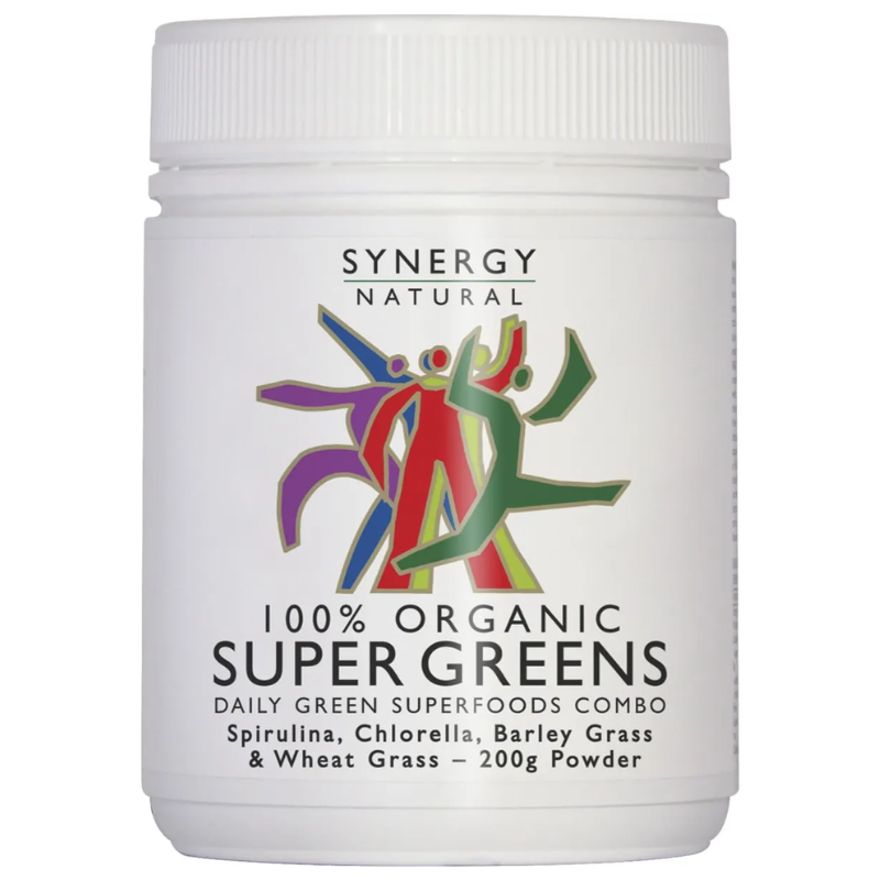 Organic Powdered Super Greens 200g (Synergy)