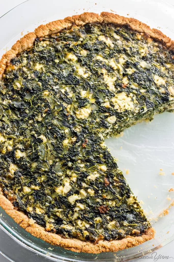 Organic Frozen Pie/quiche Spinach & Feta 750g (Britts) Farm Fresh