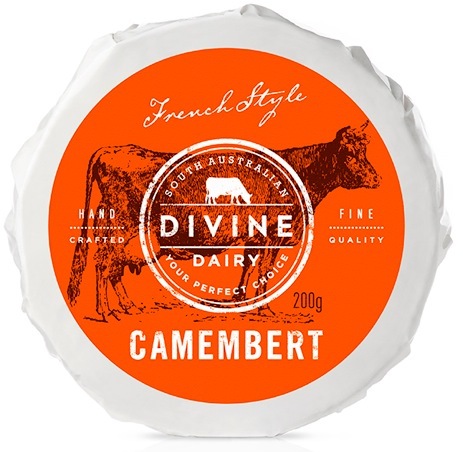 Organic cheese - camembert (Divine Dairy) 200g *Aussie* - Farm Fresh  Organics