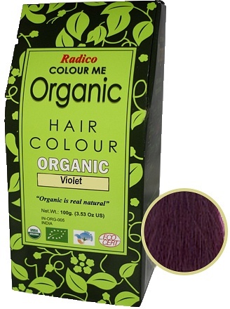 Organic hair colour - violet (Radico Colour Me) 100g - Farm Fresh Organics