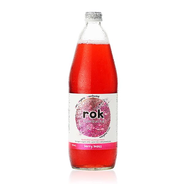 Organic kombucha drink (rok) berry - 750mL LARGE *Aussie* - Farm Fresh ...