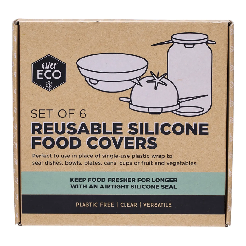 Ever Eco – Reusable Silicone Food Covers Set of 6