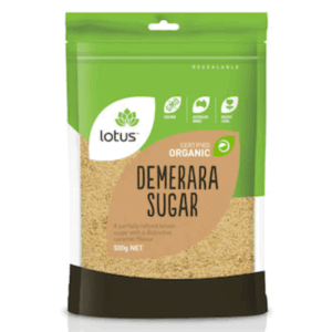 Organic Sugar - Demerara 500g (Lotus)