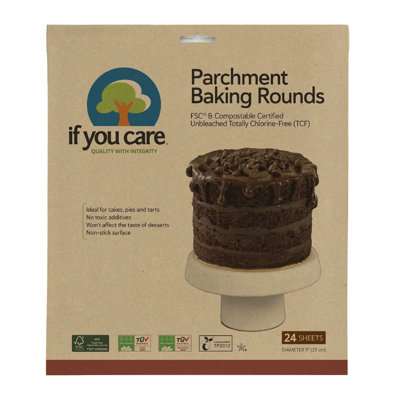 If You Care – Parchment Baking Rounds 23cm 24 Sheets