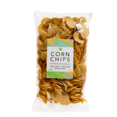 image showing bag of organic corn chips 500g