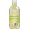 image showing back of bottle of organic aloe vera shampoo
