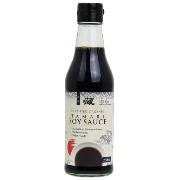 image showing organic tamari sauce kura 250mL