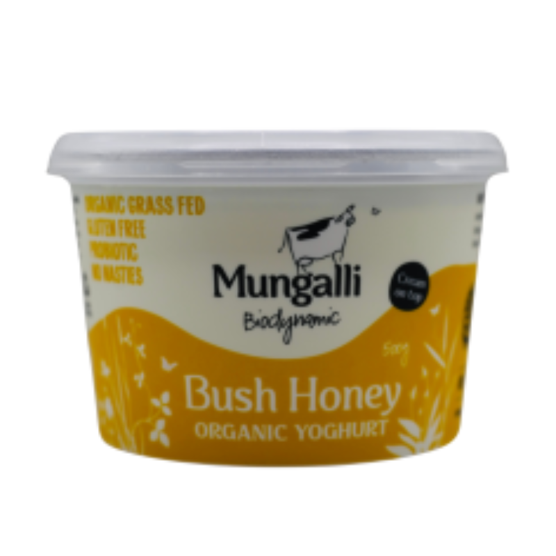 Organic Yoghurt – Bush Honey 500g (Mungalli Creek)