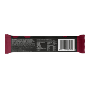 Organic Chocolate Snack Bar - Cherry, Coconut & Dark Choc 40g (Pana Organic) - Image 2