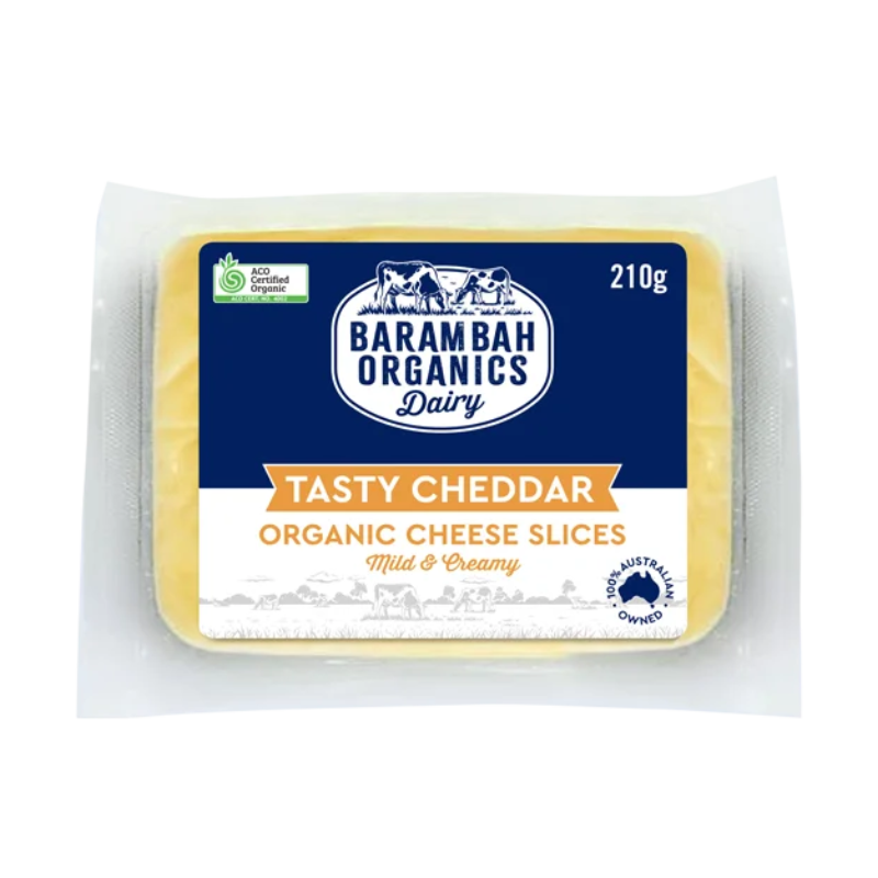Organic Sliced Cheddar – Convenient, Full-Flavoured Cheese