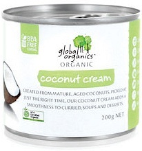 Organic Coconut Cream 200g (Global)