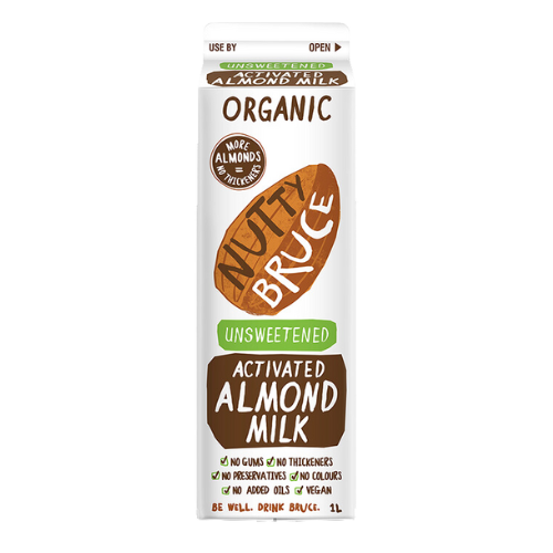 Organic Milk Alternative – Activated Almond 1L (Nutty Bruce)