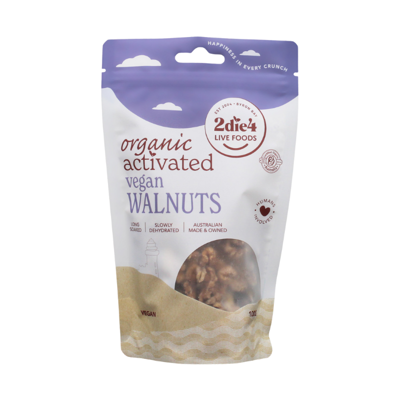 Organic Nuts – Activated Vegan Walnuts 100g (2die4)