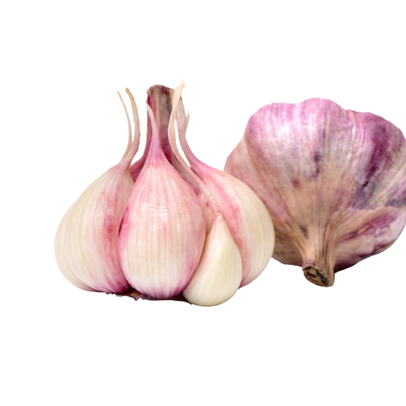 Organic Fresh Garlic – Purple/white 70g