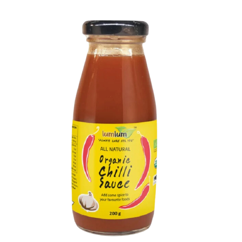 Organic Sauce – Authentic Chilli 200g (Lum Lum)
