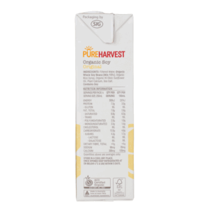 Organic Milk Alternative - Soy Original 1L (Pure Harvest) - Image 2
