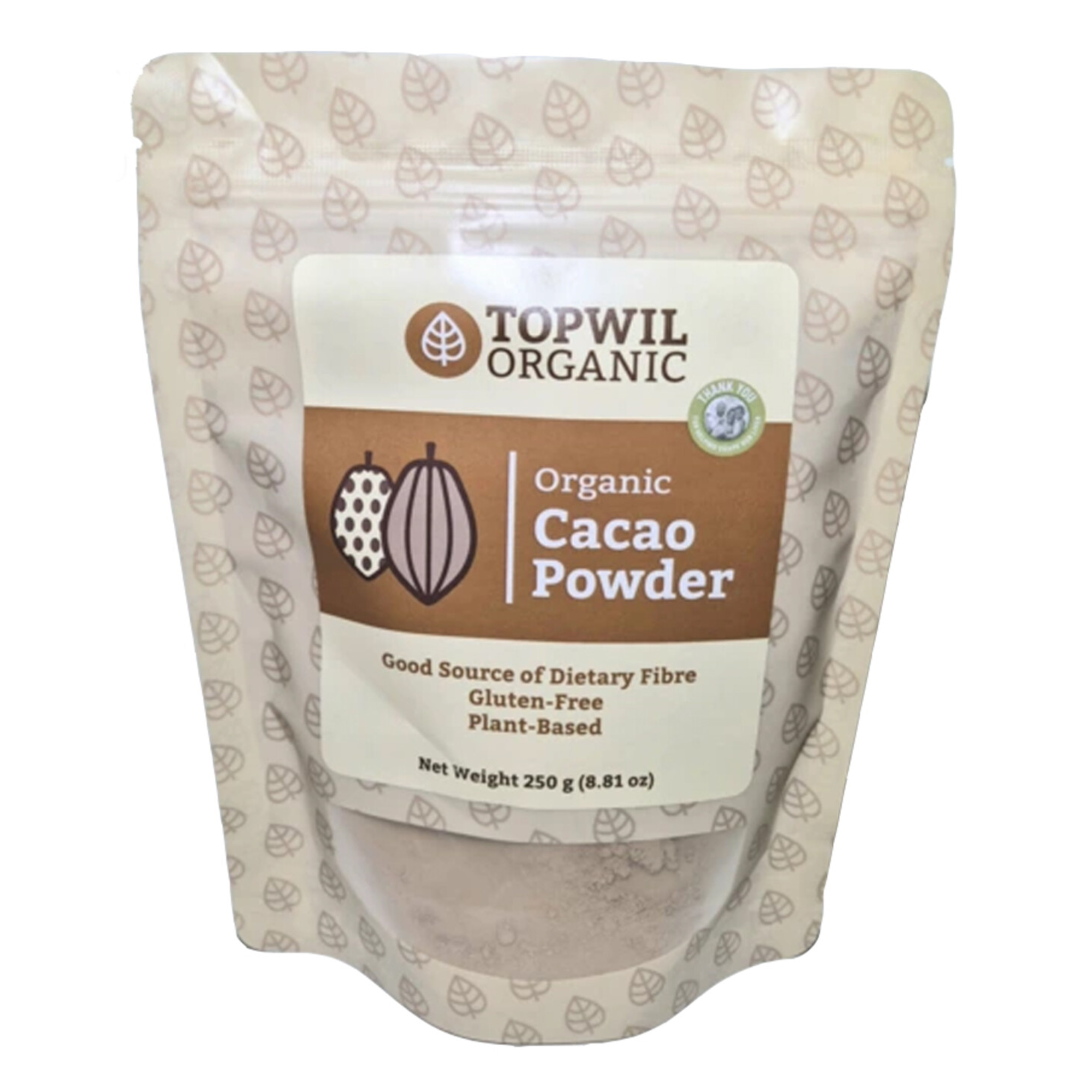 Organic Cacao Powder 250g (Top Will Organics)
