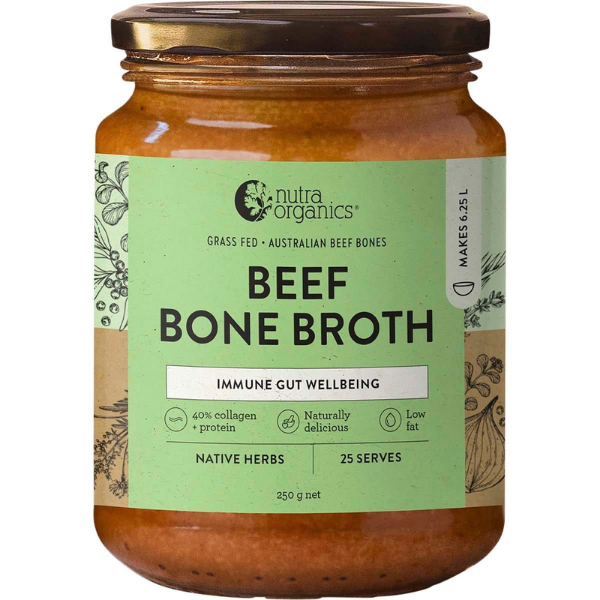 Organic Bone Broth – Beef Native Herbs Concentrate 250g (Nutra)