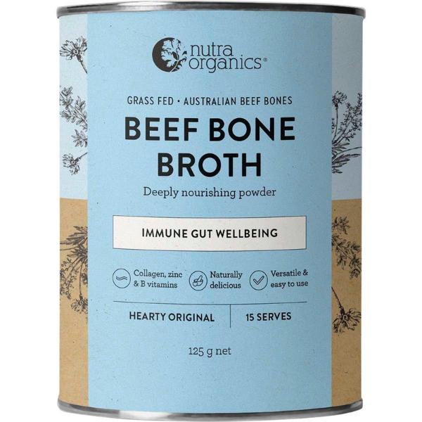 Organic Bone Broth – Beef Original Hearty 125g (Nutra)
