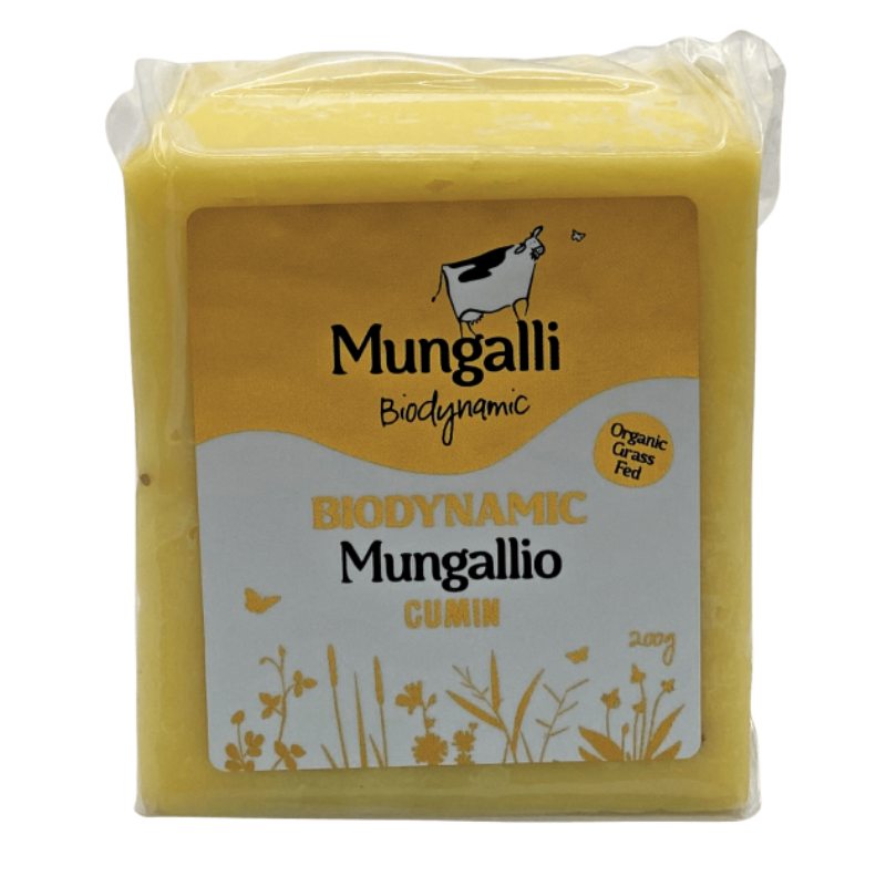 Biodynamic Cheese – Cumin 200g (Mungalli Creek)