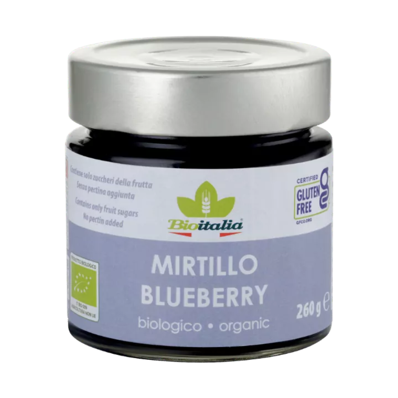 Organic Jam – Blueberry 260g (BioItalia)
