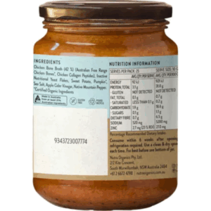 Organic Bone Broth - Chicken Natural Concentrate 250g (Nutra) - Image 2