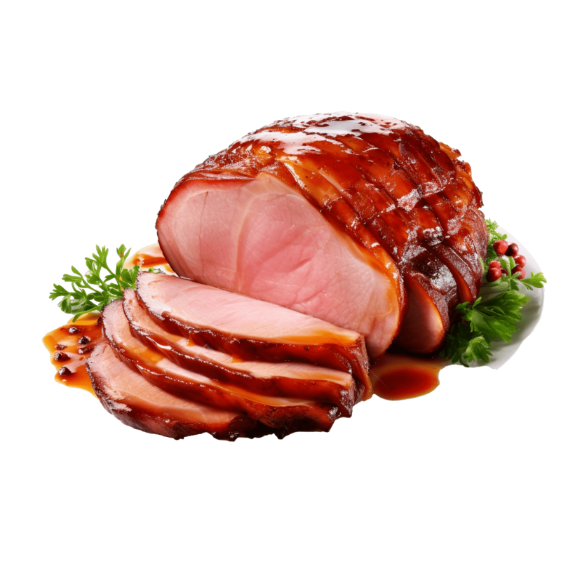 Organic Glazed Ham – Half 6kg (with Honey and Glazed Cherry)