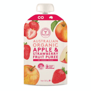 Organic Apple & Strawberry Puree
