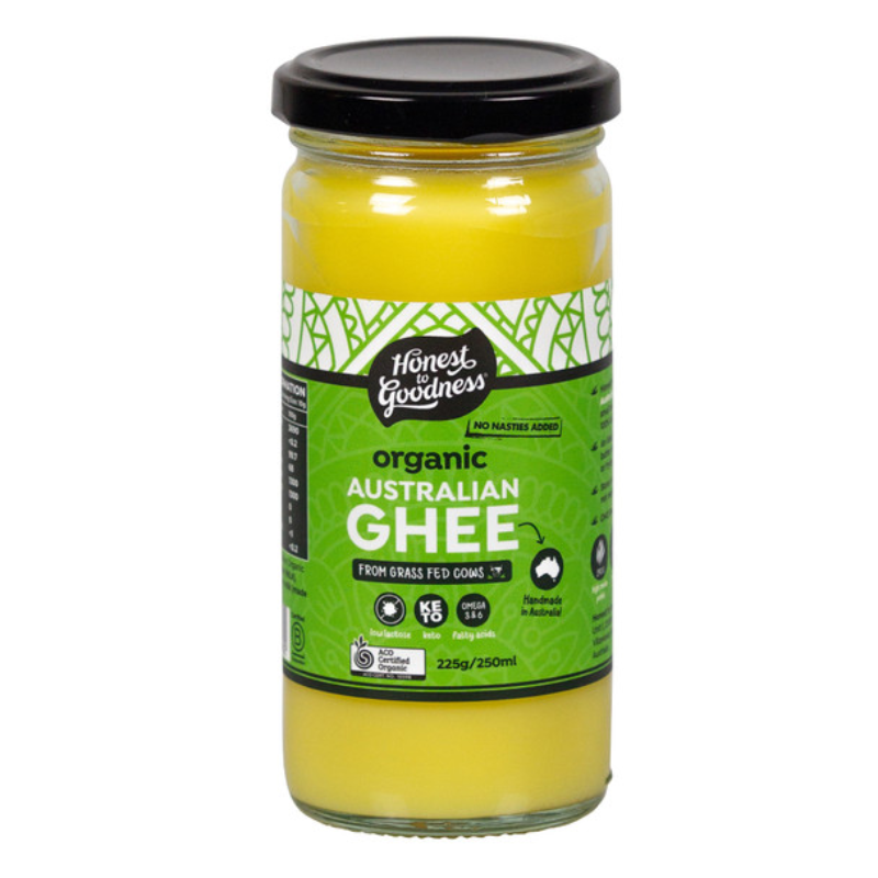 Organic Ghee – Grass Fed 250ml (Honest To Goodness)